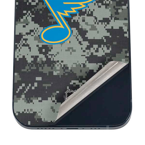 NHL St. Louis Blues Camo iPhone 16 Plus Skin